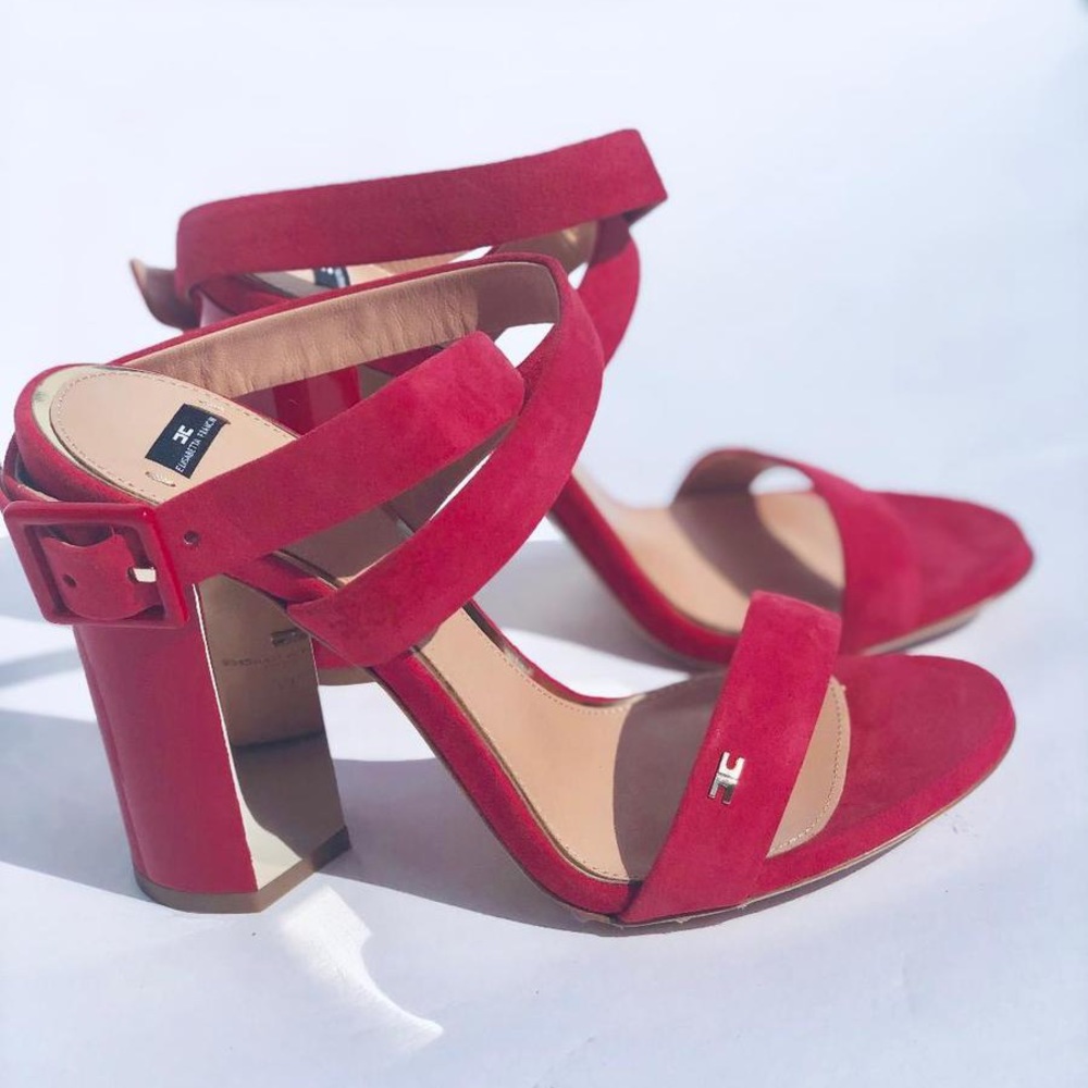 Rose Column Heel Sandal
